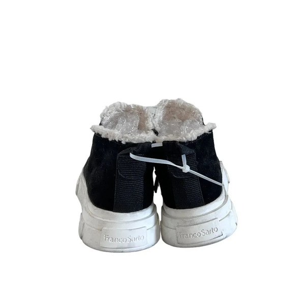 Franco Sarto Black L-Anoro Leather Ankle Women's Booties size 7.5M - Picture 4 of 5